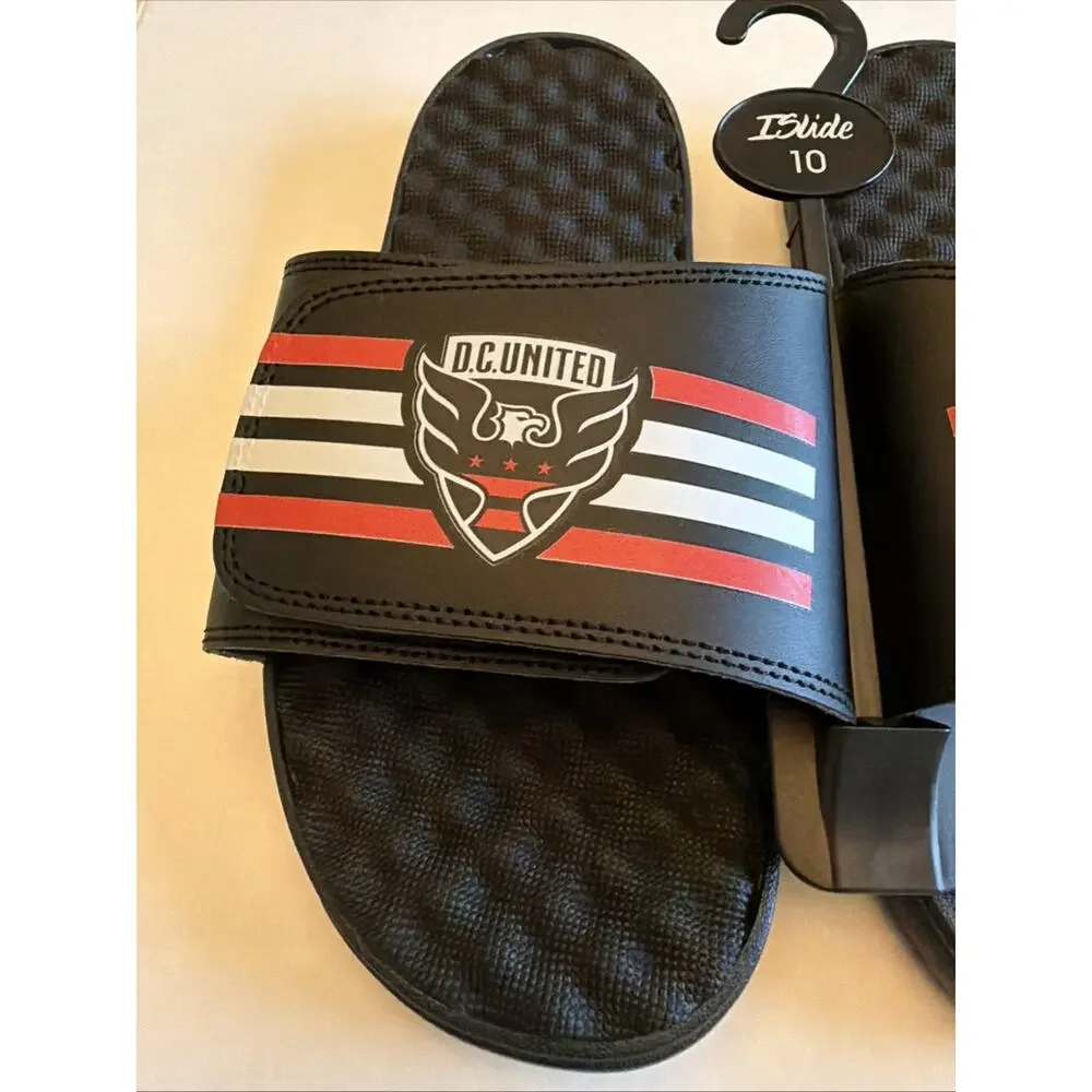MLS D.C. United Slides Men’s Size 10 Brand New